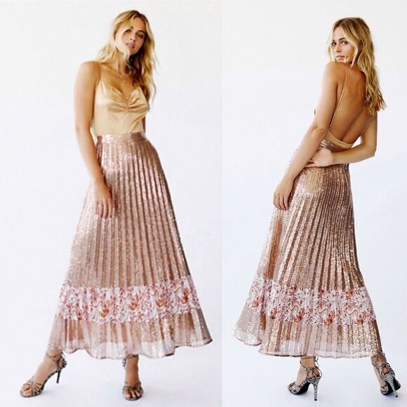 FREE PEOPLE Let's Dance Sequin - Picture 1 of 7